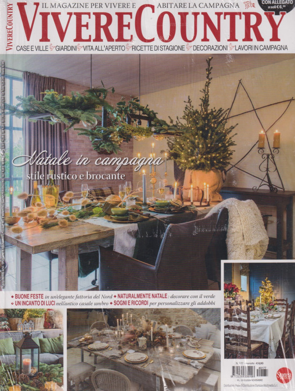 Vivere Country n. 177 mensile novembre 2024 + in allegato Tende