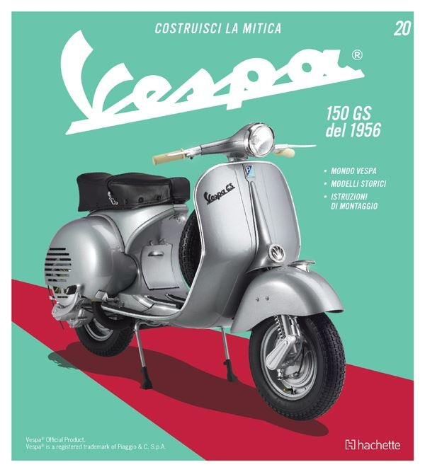 Costruisci la mitica Vespa 2° edizione uscita 20