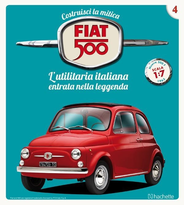 Costruisci la mitica FIAT 500 2^ edizione uscita 4