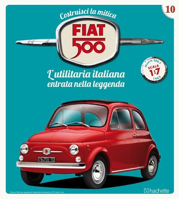Costruisci la mitica FIAT 500 2^ edizione uscita 10