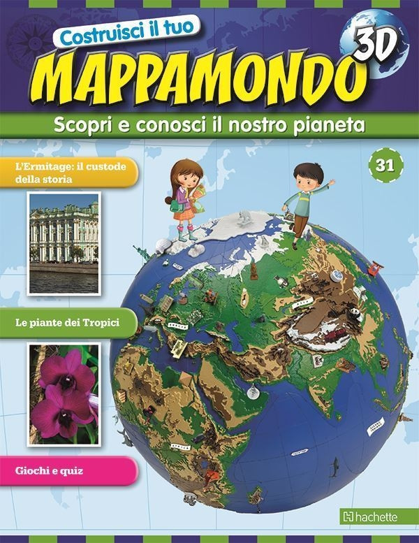 Costruisci il Mappamondo 3D 2^ edizione uscita 31