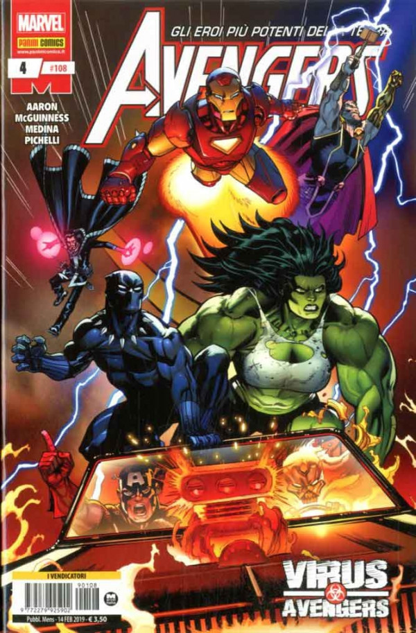 Avengers - N° 108 - Avengers 4 - Avengers Panini Comics