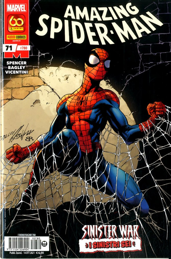 Spider-Man (Ex L'Uomo Ragno) - N° 780 - Amazing Spider-Man 71 - Sinister War - Panini Comics
