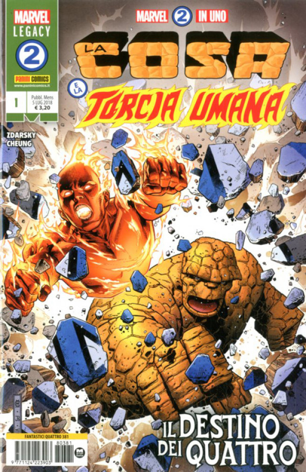 Fantastici Quattro - N° 381 - Marvel 2-In-Uno 1 - Marvel 2-In-Uno Marvel Italia