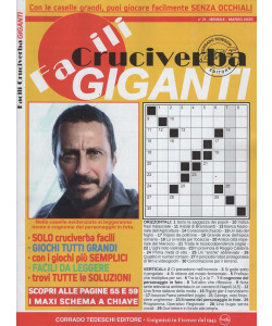 Facili Cruciverba Giganti - Uscita n.21 - 28 Febbraio 2026 - Mensile