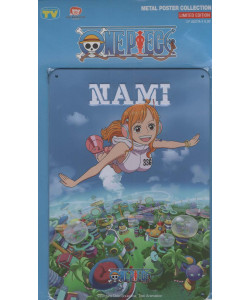 One Piece Metal Poster Collection Limited Edition - Nami - Uscita n.13 - 19 Dicembre 2025 - Settimanale