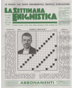 La Settimana Enigmistica - Uscita n.4892 - 24 Dicembre 2025 - Settimanale