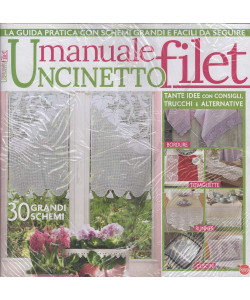 Manuale Uncinetto Filet - Uscita n.17 - 15 Gennaio 2026 - Bimestrale