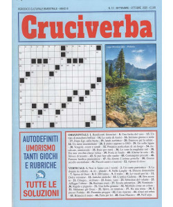 Cruciverba - Uscita n.12 - 9 Agosto 2025 - Bimestrale