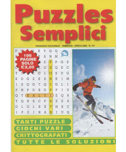 Puzzles Semplici - Uscita n.101 - 15 Gennaio 2026