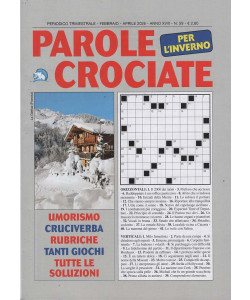 Parole Crociate per l'Inverno - Uscita n.59 - 15 Gennaio 2026 - Trimestrale