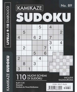 Kamikaze Sudoku - Uscita n.89 - 24 Dicembre 2025 - Bimestrale