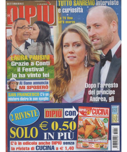 Settimanale Dipiù + Dipiù TV Cucina - Uscita n.9 - 28 Febbraio 2026 - Settimanale