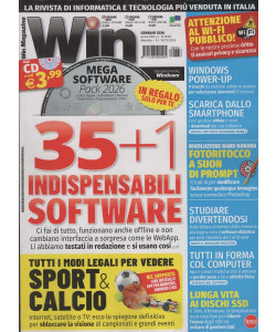 Win Magazine + CD - Uscita n.333 - 24 Dicembre 2025 - Mensile