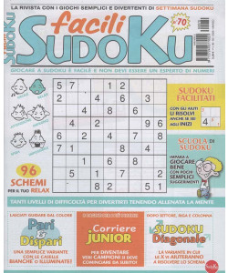 Settimana Facili Sudoku - Uscita n.70 - 7 Marzo 2026 - Mensile