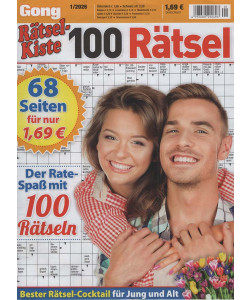 Gong - Rätsel-Kiste - Uscita n.1 - 20 Gennaio 2026 - Trimestrale - In lingua tedesca