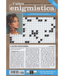 L'Altra Enigmistica - Uscita n.558 - 31 Marzo 2026 - Mensile