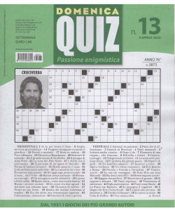Domenica Quiz - Uscita n.13 - 31 Marzo 2026 - Settimanale