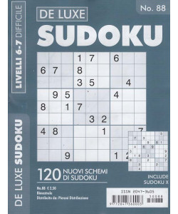 De Luxe Sudoku - Uscita n.88 - 24 Dicembre 2025 - Bimestrale