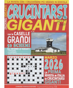 Crucintarsi Giganti - Uscita n.81 - 7 Marzo 2026 - Mensile