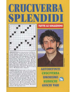 Cruciverba Splendidi - Uscita n.104 - 19 Febbraio 2026 - Mensile