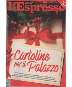 L'Espresso - Cartoline per il Palazzo - Uscita n.51 - 19 Dicembre 2025 - Settimanale