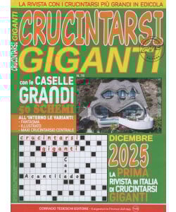 Crucintarsi Giganti - Uscita n.78 - 12 Dicembre 2025 - Mensile