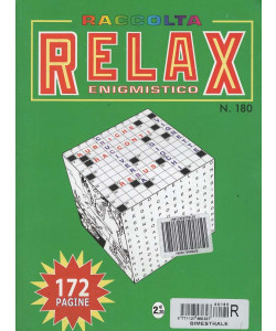 Raccolta Relax Enigmistico - Uscita n.180 - 7 Marzo 2026 - Bimestrale