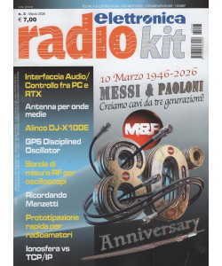 Radio Kit Elettronica - Uscita n.3 - 28 Febbraio 2026 - Mensile