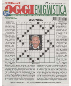 Settimanale Oggi Enigmistica - Uscita n.36 - 2 Settembre 2025 - Settimanale