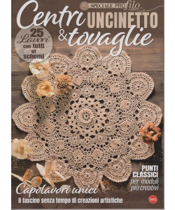 Profilo Uncinetto Speciale - Centri Uncinetto & Tovaglie - Uscita n.8 - 28 Febbraio 2026 - Bimestrale