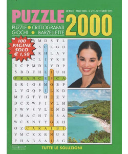 Puzzle 2000 - Uscita n.413 - 14 Agosto 2025 - Mensile