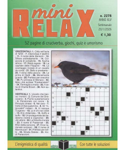 Mini Relax - Uscita n.2278 - 20 Gennaio 2026 - Settimanale