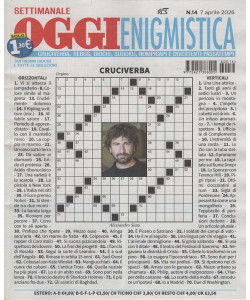 Settimanale Oggi Enigmistica - Uscita n.14 - 31 Marzo 2026 - settimanale