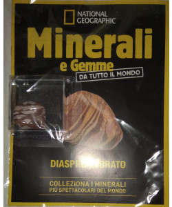 Minerali e Gemme da tutto il mondo - Diaspro zebrato -  n. 116 - settimanale
