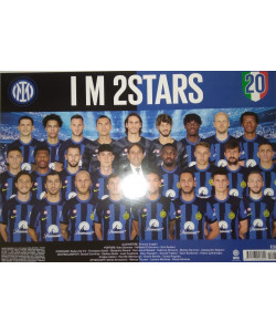 Poster Inter Campione d'Italia 2023/2024 - cm. 46x32