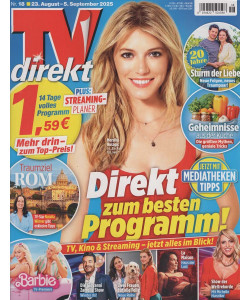 TV Direkt - Uscita n.18 - 20 Agosto 2025 - Quattordicinale - In lingua tedesca