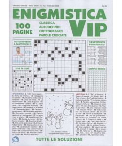 Enigmistica Vip - Uscita n.452 - 15 Gennaio 2026 - Mensile