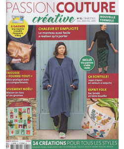 Passion Couture Créative - Uscita n.51 - 19 Dicembre 2025 - Trimestrale - In lingua francese