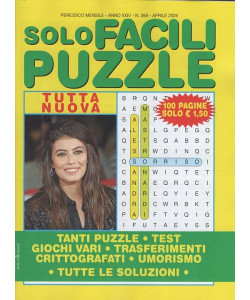 Solo Facili Puzzle - Uscita n.269 - 20 Marzo 2026 - Mensile