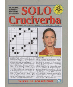 Solo Cruciverba - Uscita n.223 - 20 Marzo 2026 - Bimestrale