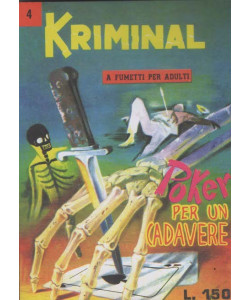 Kriminal Anastatica - Poker per un cadavere - Uscita n.4 - 20 Gennaio 2026 - Settimanale