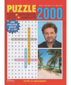 Puzzle 2000 - Uscita n.412 - 17 Luglio 2025 - Mensile