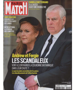 Paris Match - Uscita n.4009 - 7 Marzo 2026 - Settimanale - In lingua francese