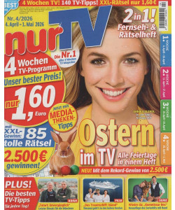 Nur TV - Uscita n.4 - 31 Marzo 2026 - Mensile - In lingua tedesca