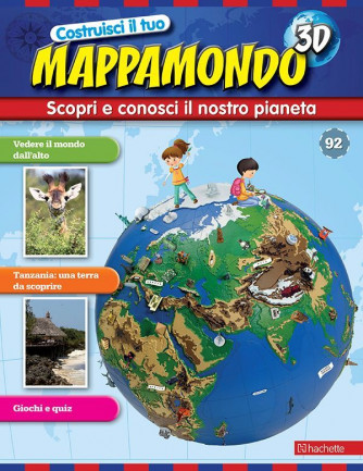 Costruisci il Mappamondo 3D 2^ edizione uscita 92