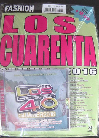 MUSIC FASHION. LOS CUARENTA SUMMER 2016. RIVISTA + CD.