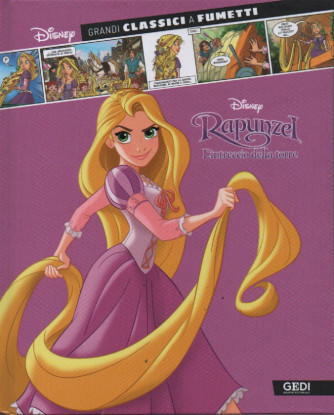Grandi classici a fumetti -Rapunzel - L'intreccio della torre -  n.39 - settimanale - copertina rigida -13/1/2023