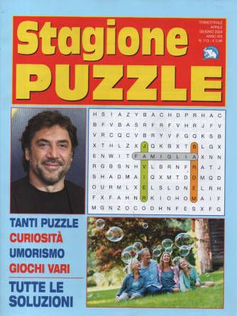 Stagione Puzzle - n. 113 - trimestrale -aprile - giugno 2024