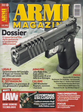 Armi magazine - n. 11-novembre 2021 - mensile
